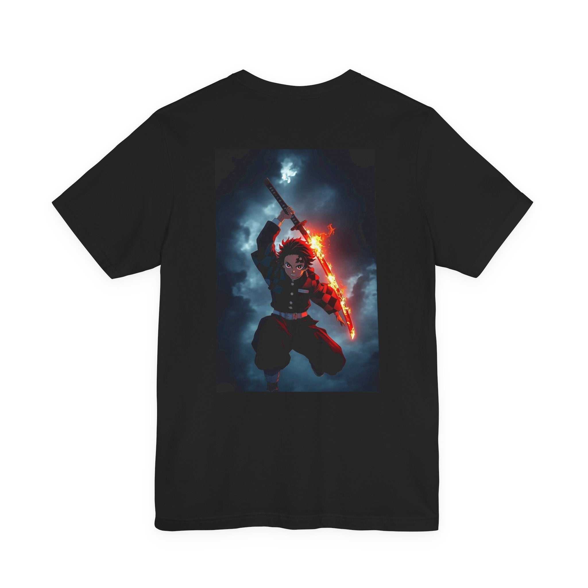 Demon Slayer Tanjiro Fire Breathing Graphic Tee