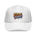 Future To Here Trucker Hat — Bold Graffiti Snapback Cap
