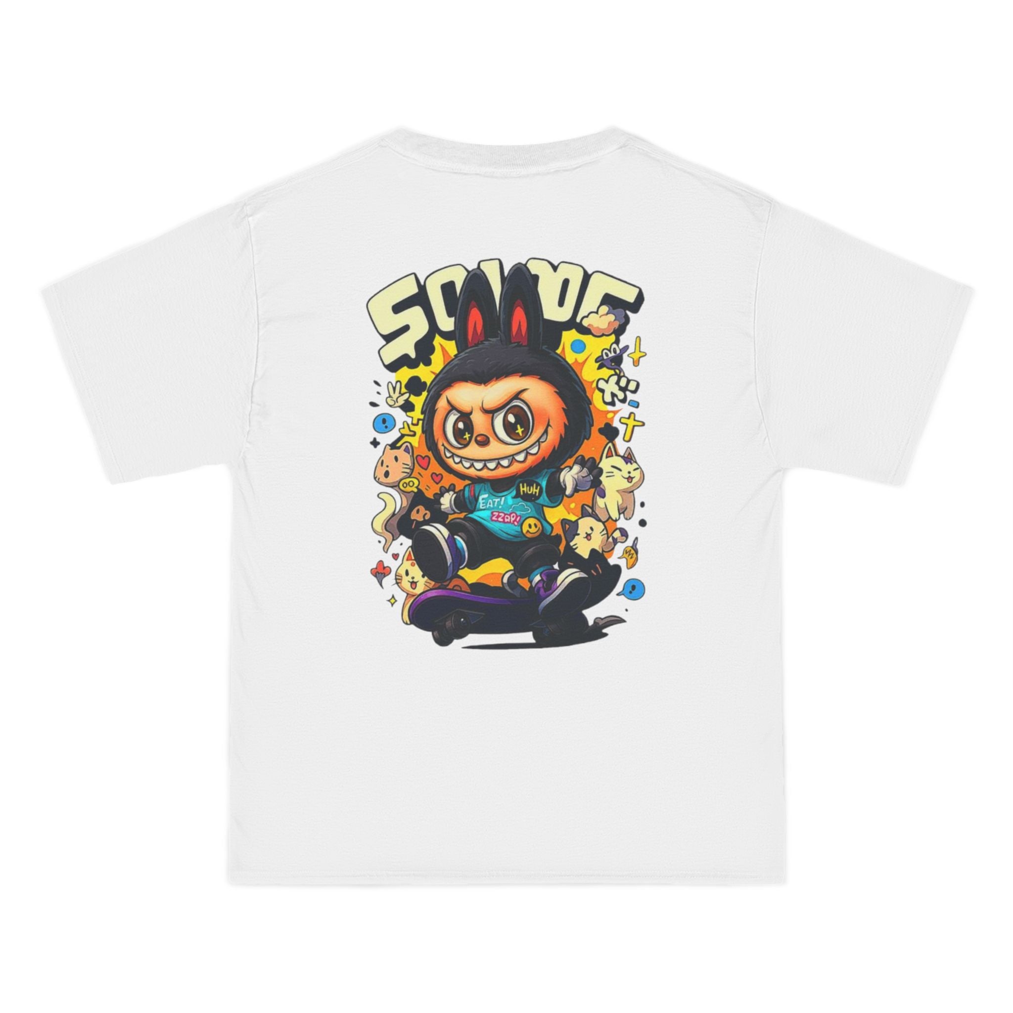 Cute Monster Graphic T-Shirt — "SPICE" Retro Cartoon Back Print