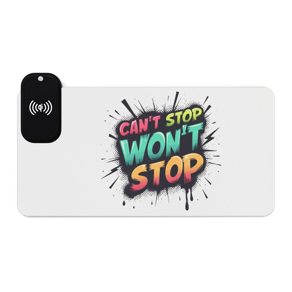 LED Gaming Mouse Pad, Wireless Charging