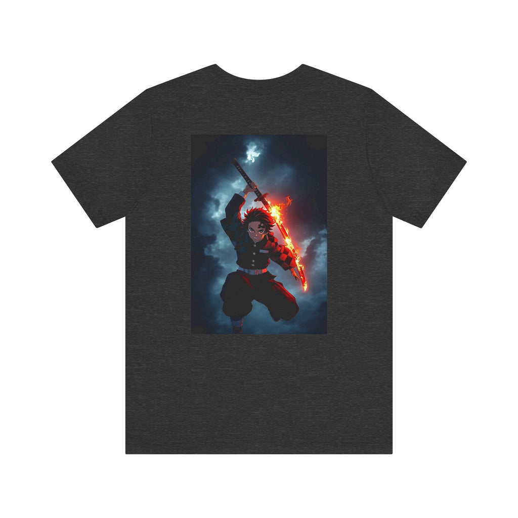 Demon Slayer Tanjiro Fire Breathing Graphic Tee