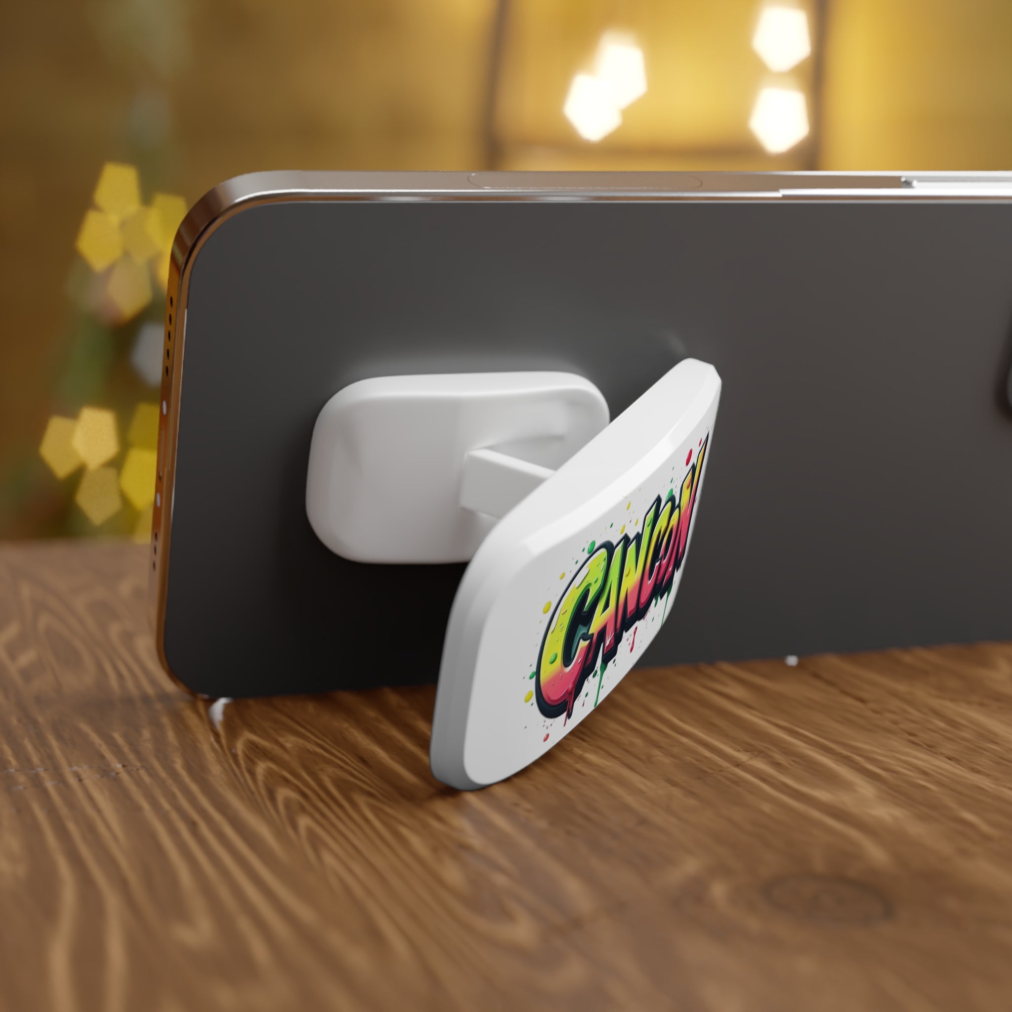 Graffiti 'Canción' Phone Grip - Colorful Urban Pop Click-On Stand