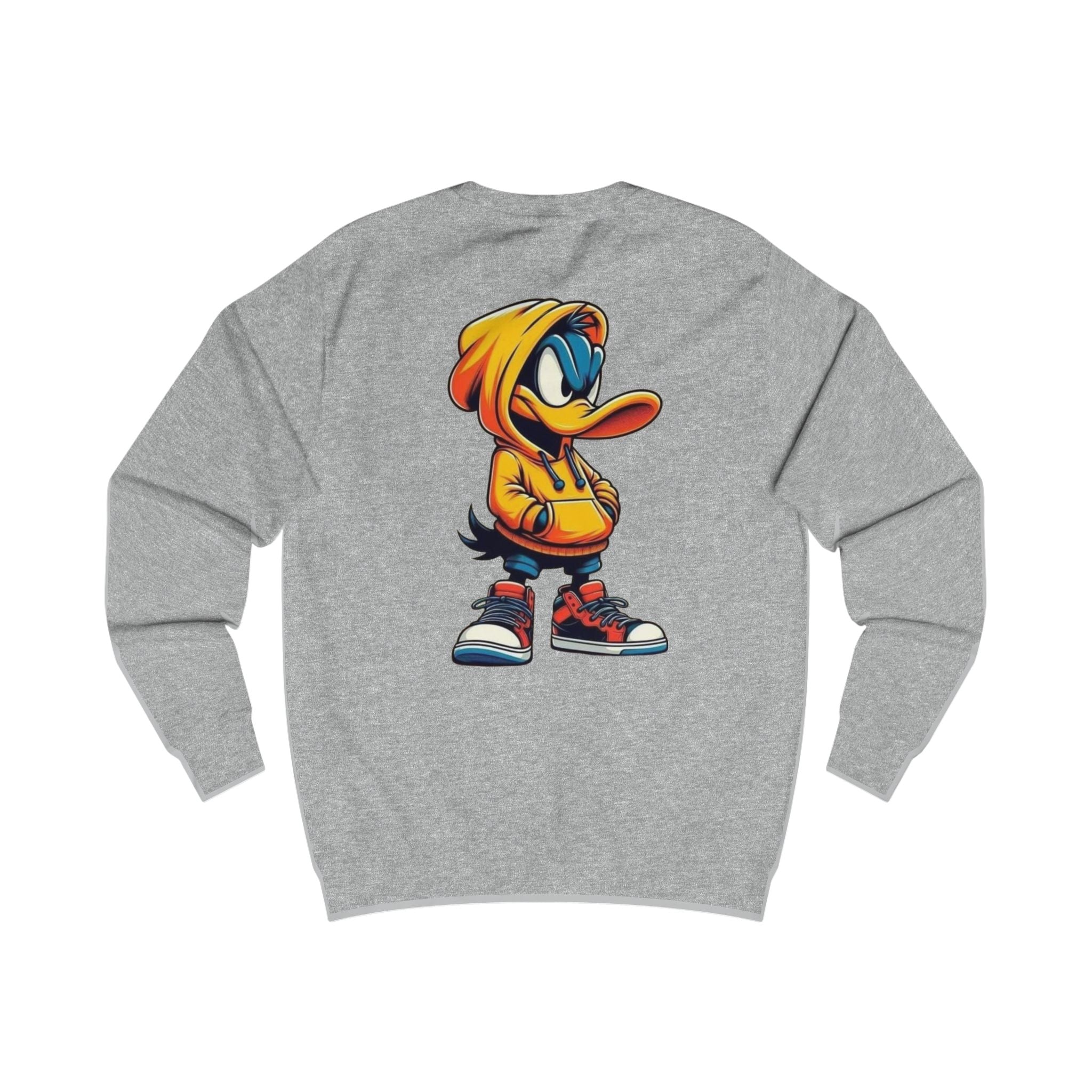 Cool Duck Hoodie Sweatshirt — Streetwear Cartoon Duck Graphic