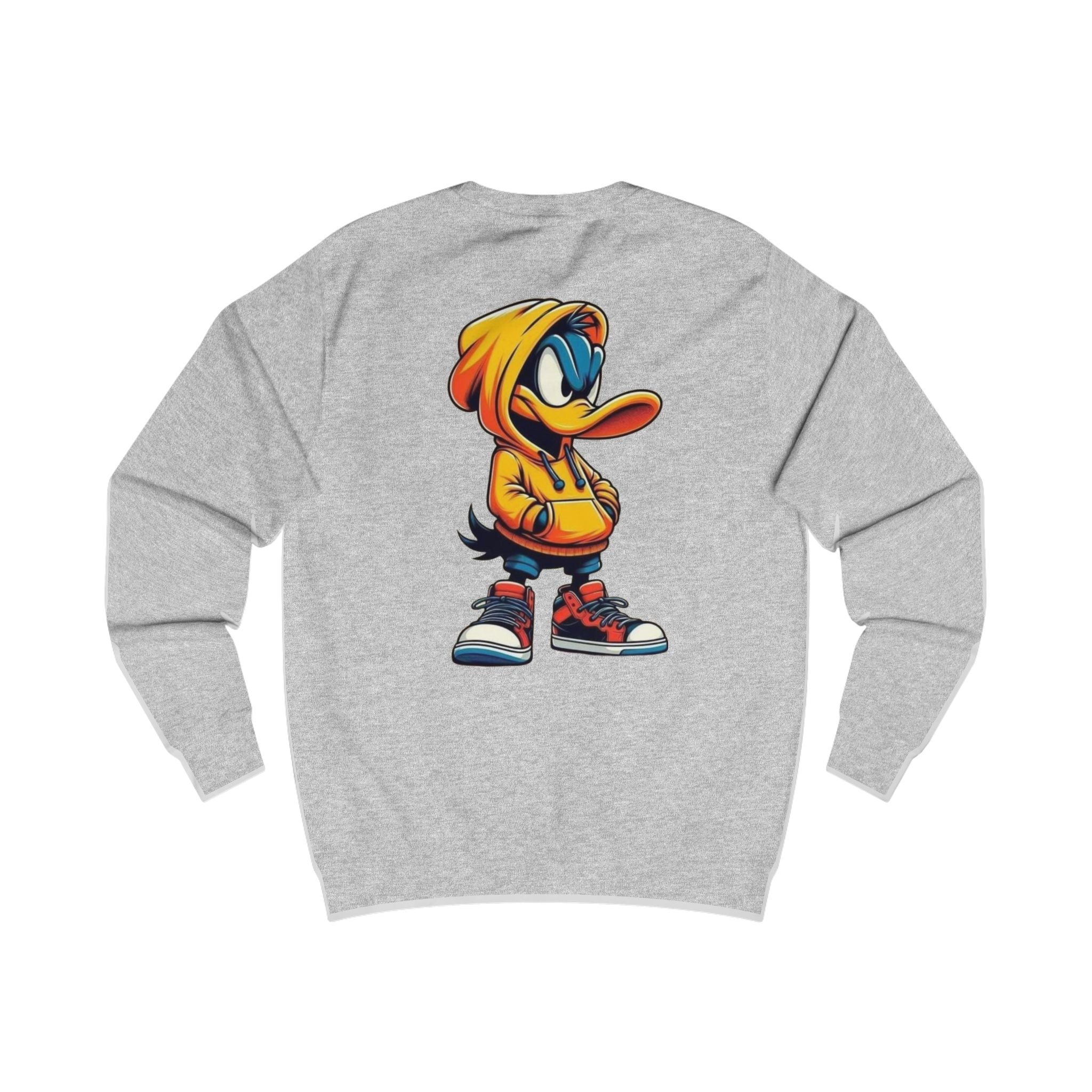 Cool Duck Hoodie Sweatshirt — Streetwear Cartoon Duck Graphic