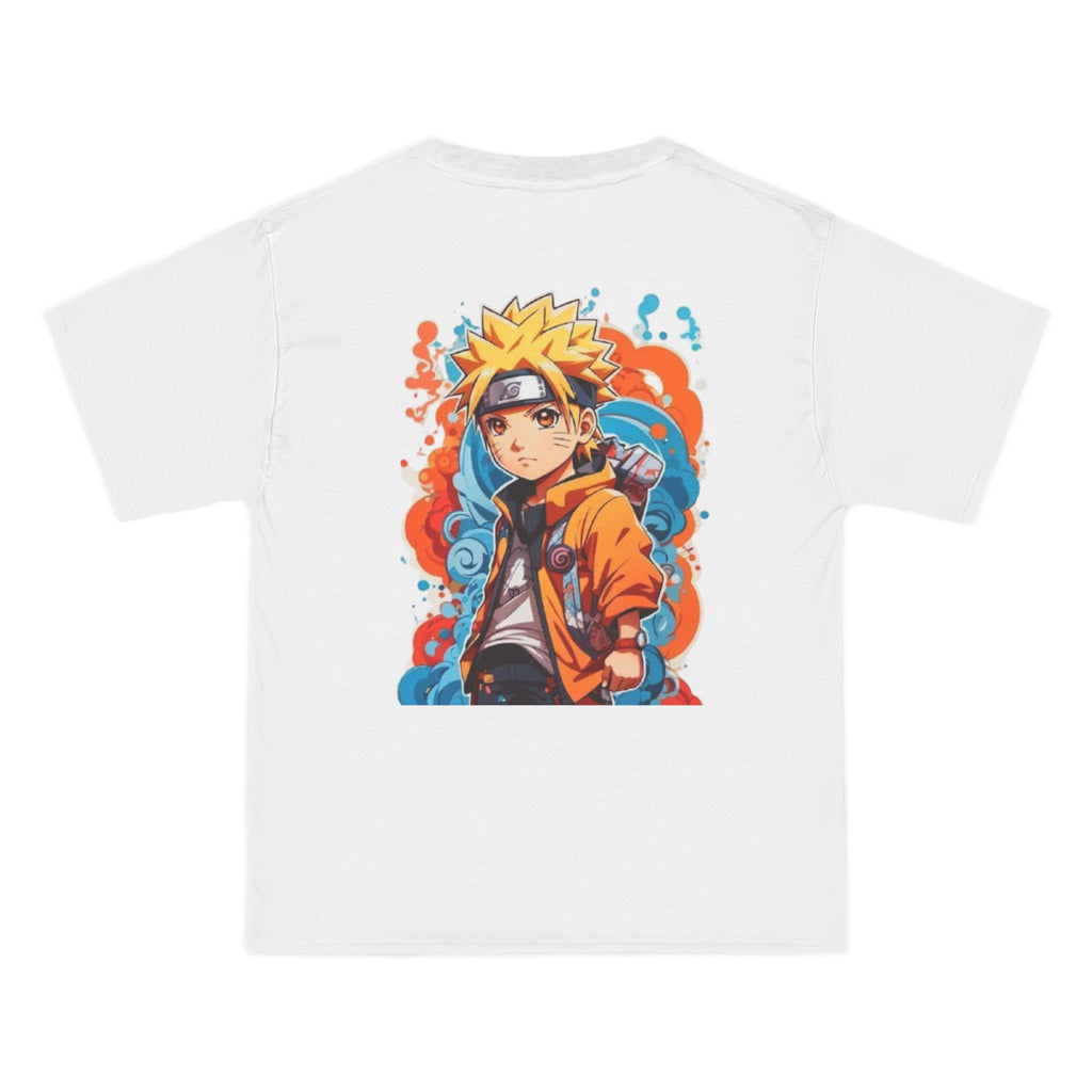 Naruto Anime Graphic T-Shirt — Colorful Uzumaki Back Print