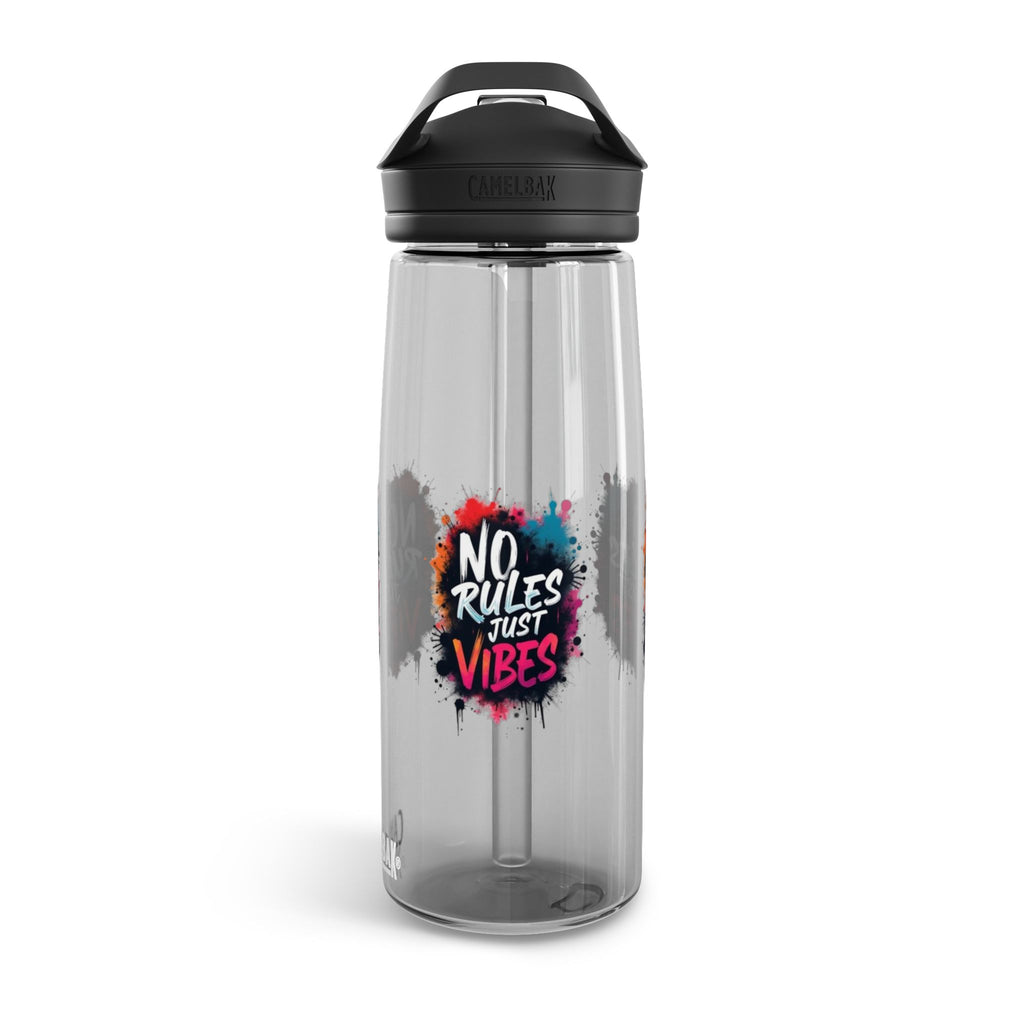 No Rules Just Vibes Water Bottle