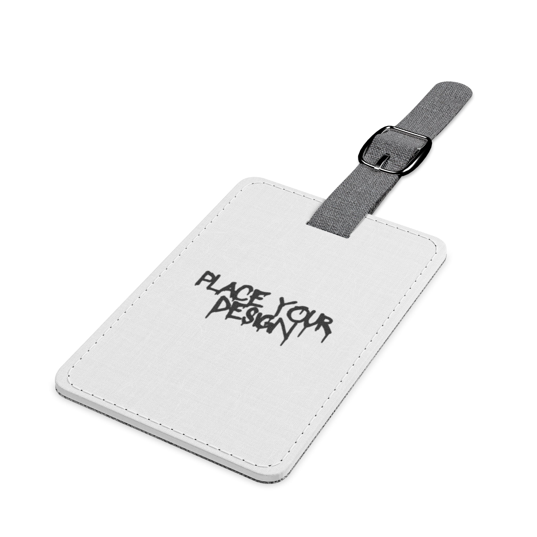 Personalized Rectangle Luggage Tag — Saffiano Polyester Travel ID