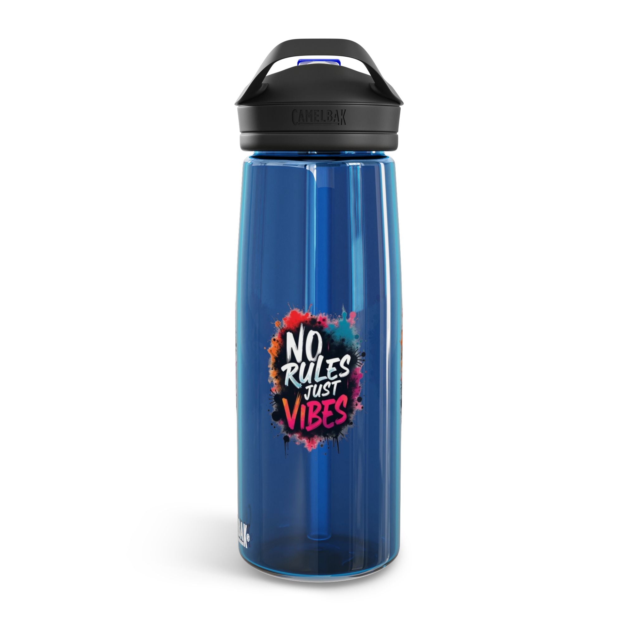No Rules Just Vibes Water Bottle