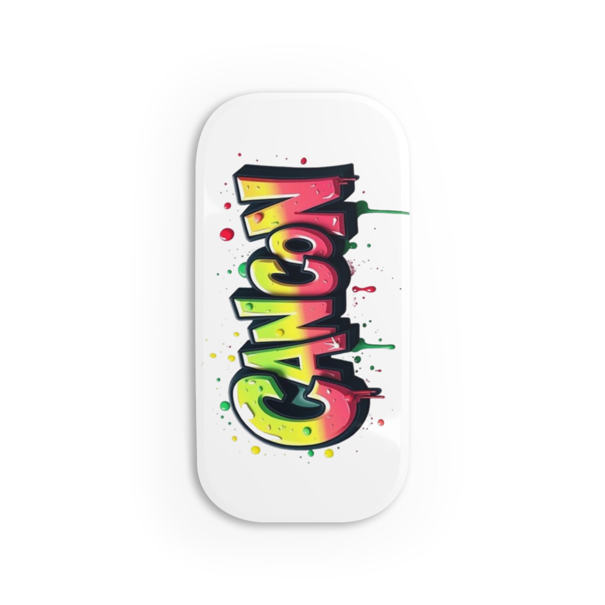 Graffiti 'Canción' Phone Grip - Colorful Urban Pop Click-On Stand