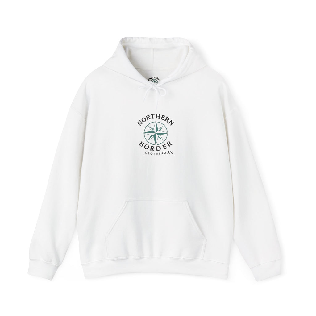 Northern Border Compass Hoodie  Minimal Adventure Pullover