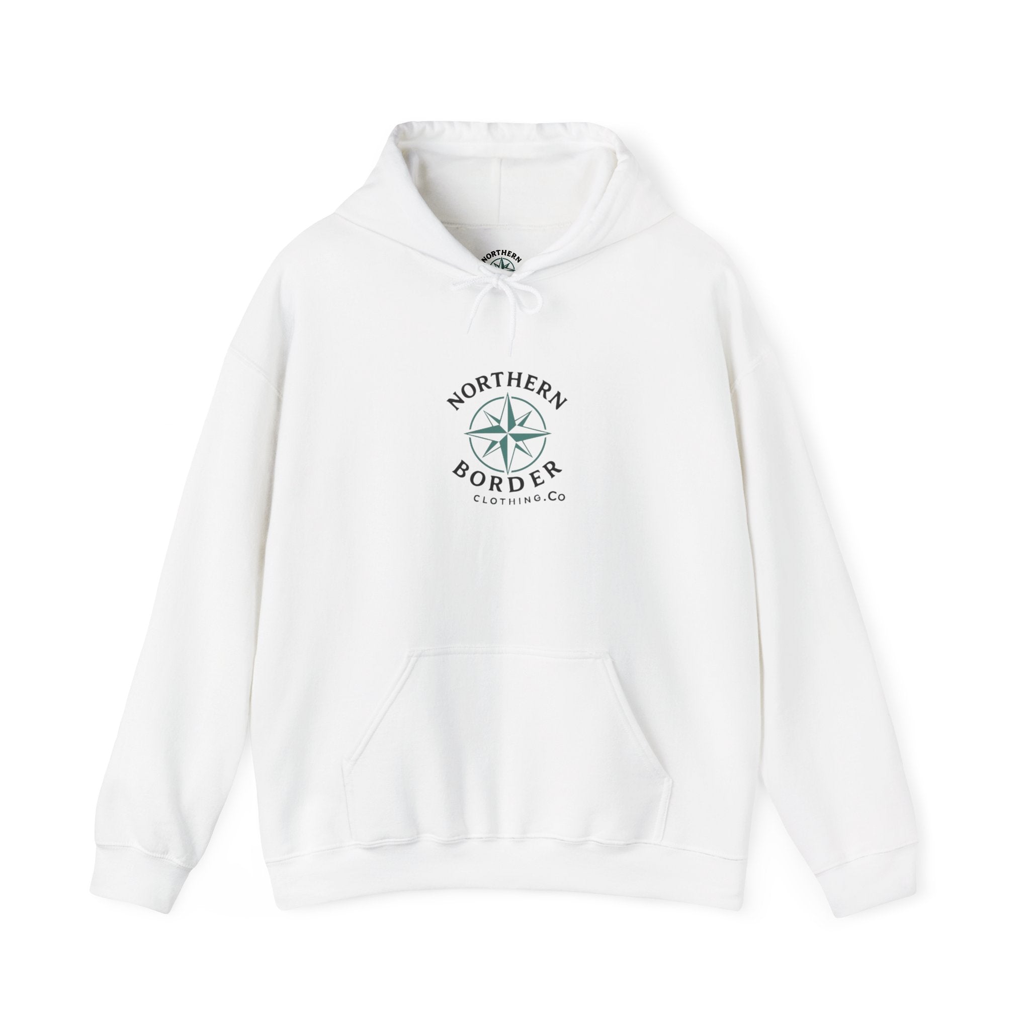 Northern Border Compass Hoodie  Minimal Adventure Pullover