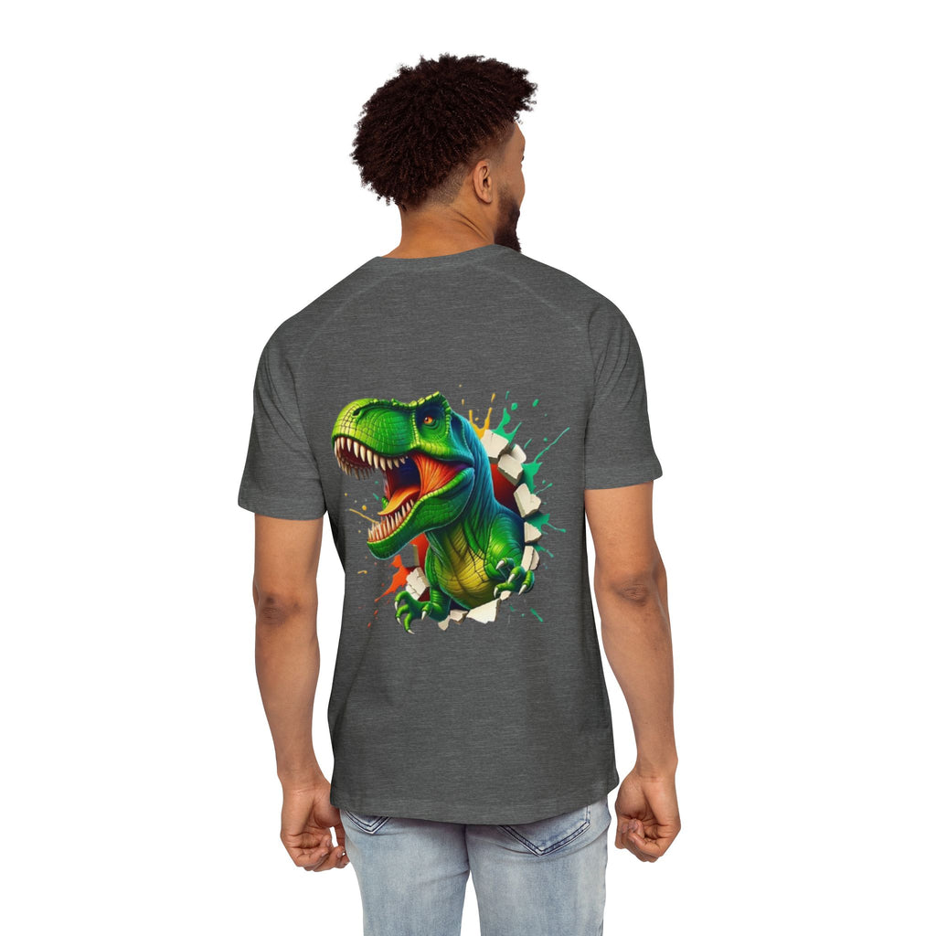 T-Rex Breakout Graphic Tee — Men's Raglan T-Shirt