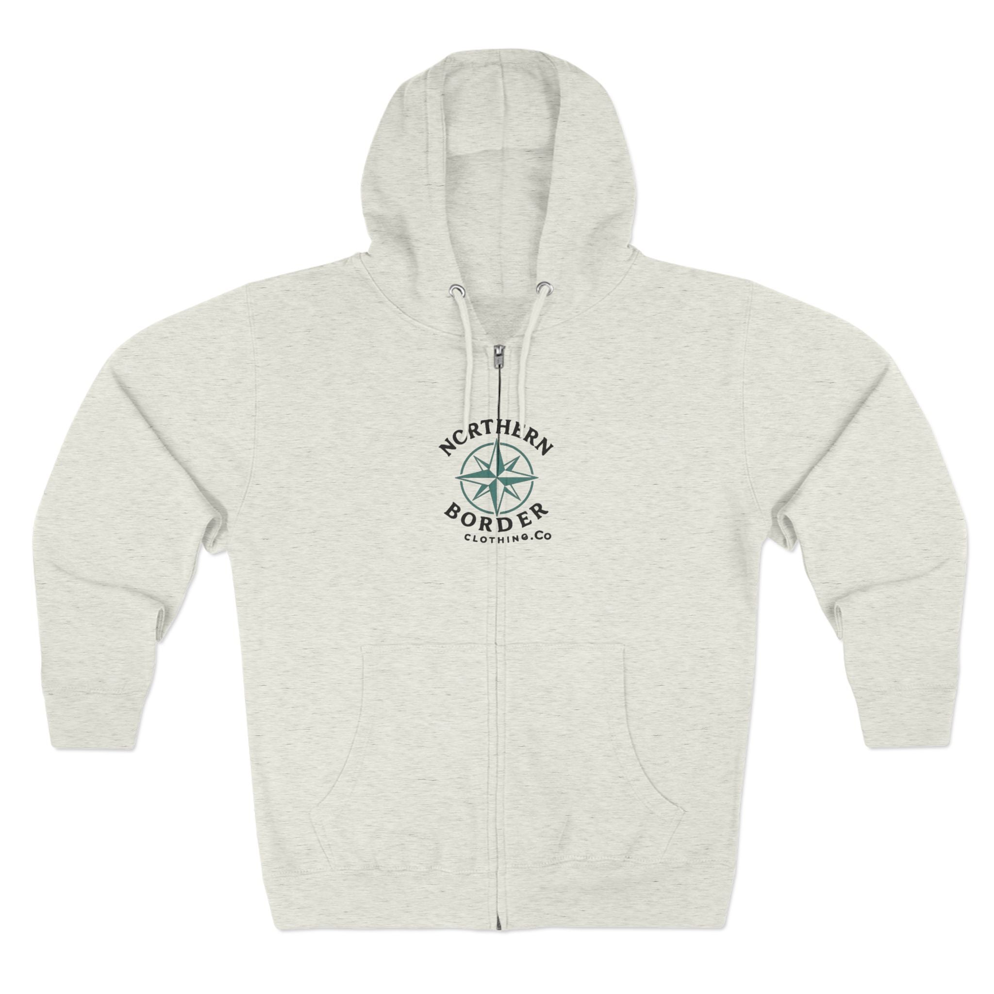 Northern Border Compass Zip Hoodie