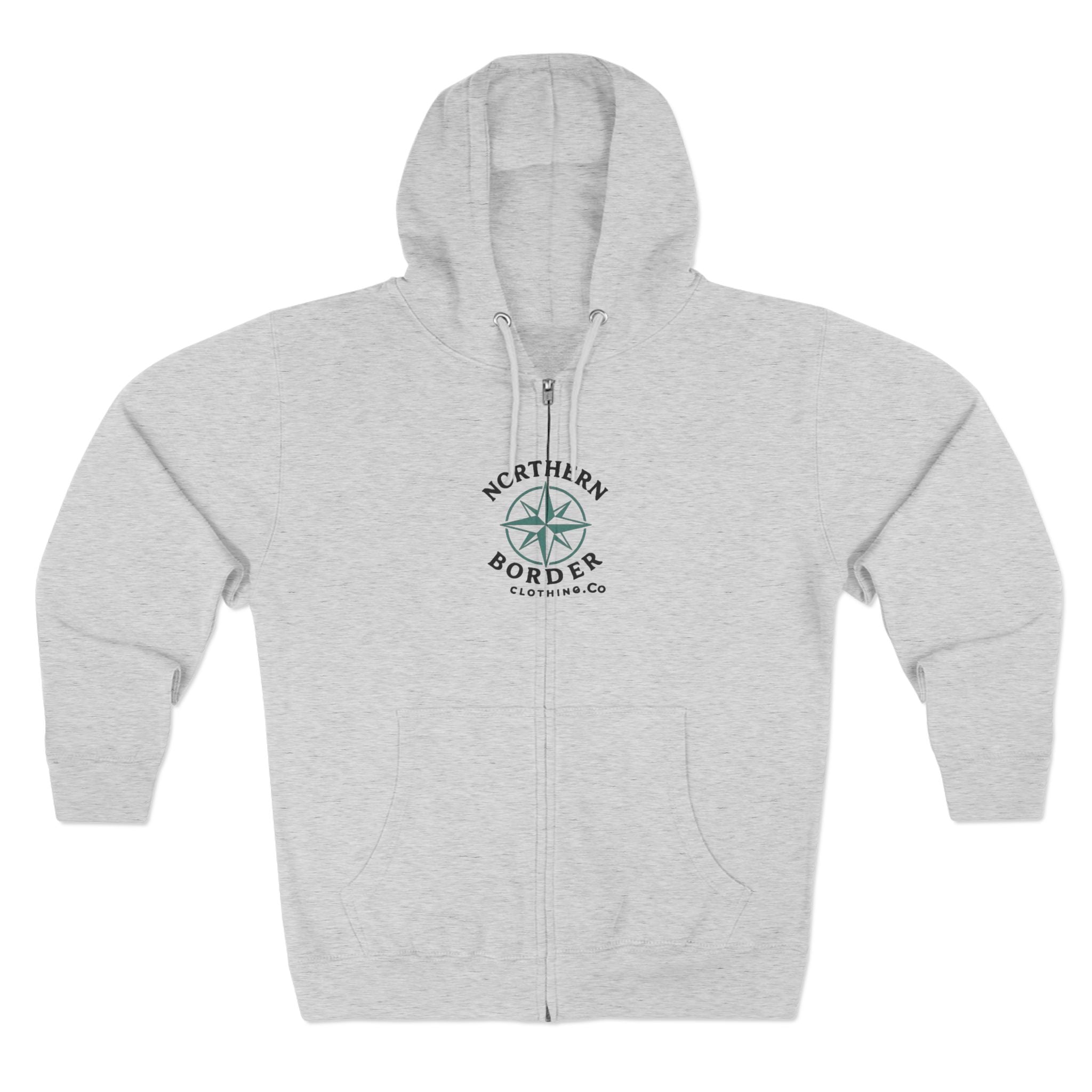 Northern Border Compass Zip Hoodie