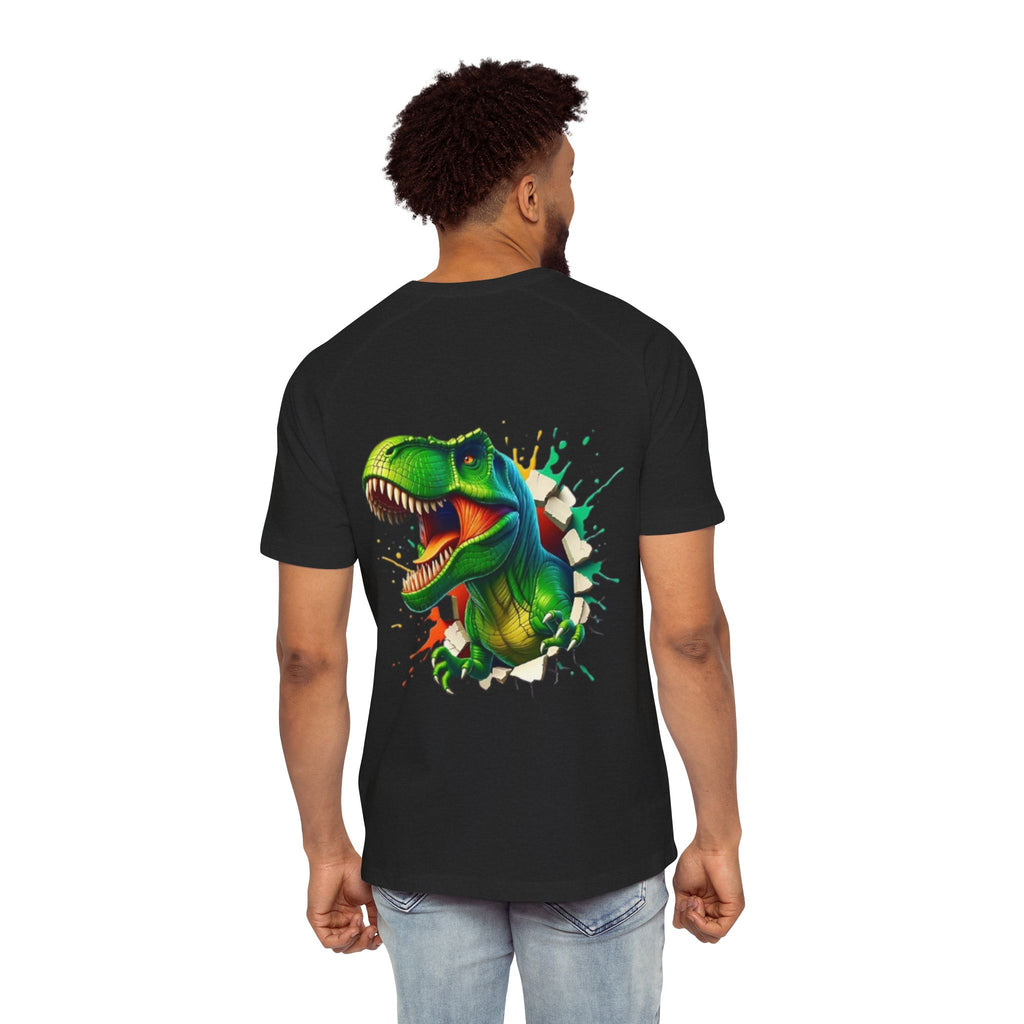 T-Rex Breakout Graphic Tee — Men's Raglan T-Shirt