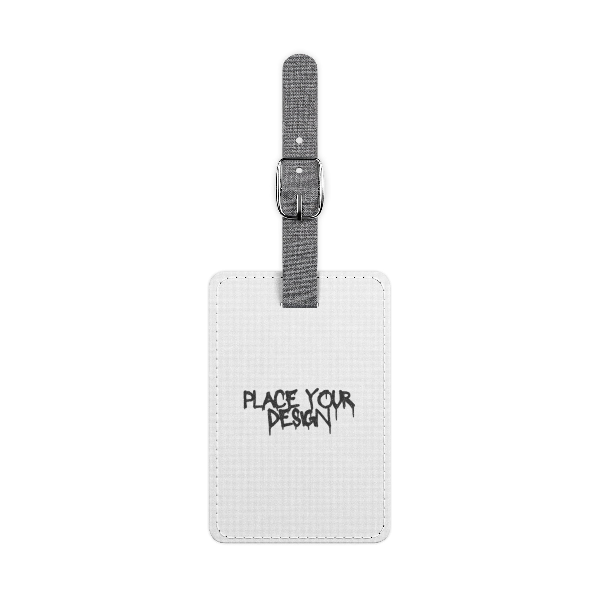 Personalized Rectangle Luggage Tag — Saffiano Polyester Travel ID