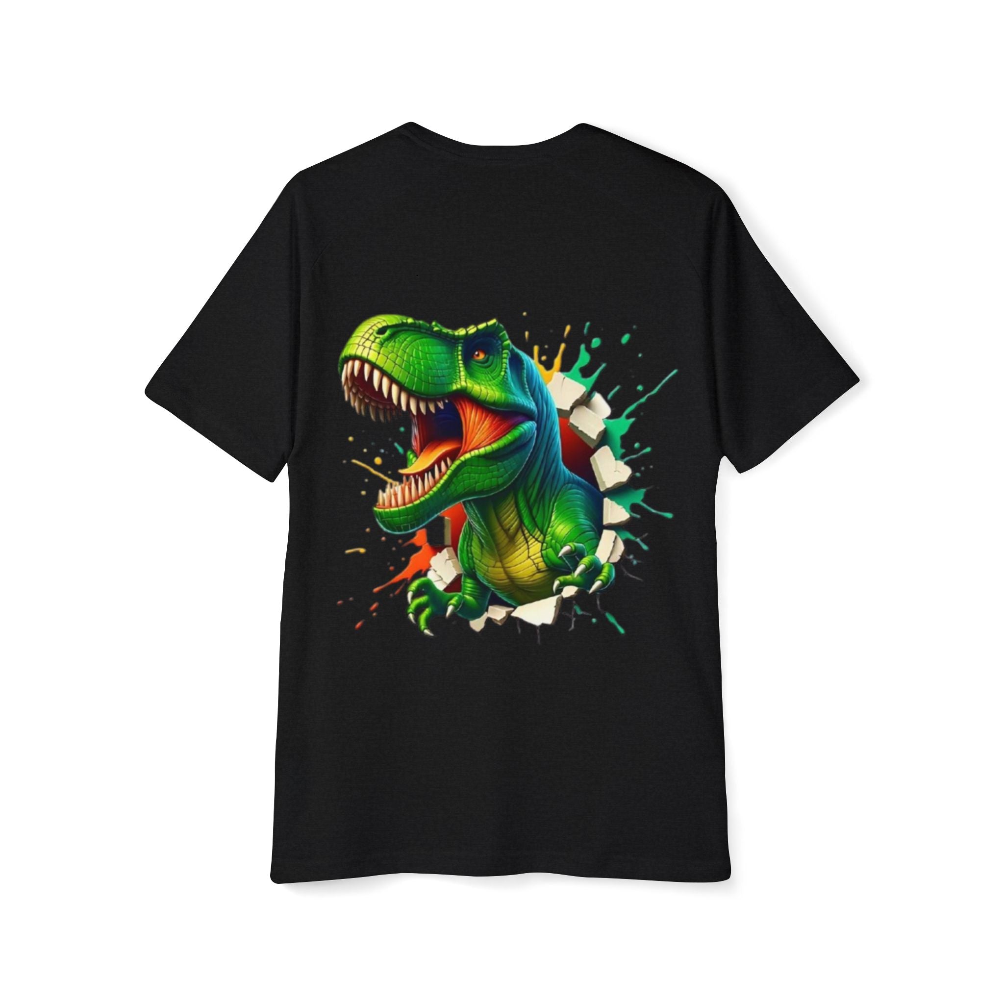 T-Rex Breakout Graphic Tee — Men's Raglan T-Shirt