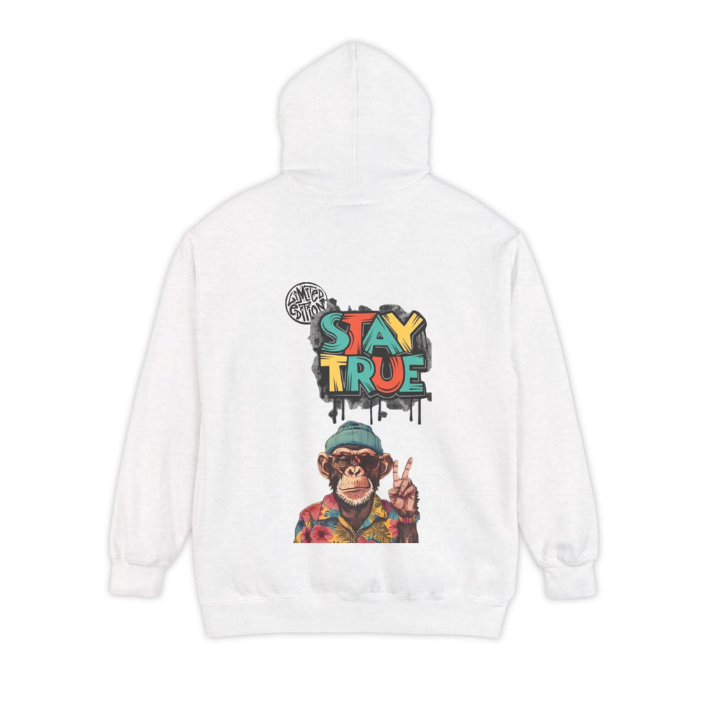Stay True Streetwear Hoodie — Urban Skate Graphic Pullover